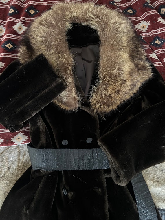 Vintage Brown Fur Jacket
