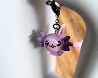 Cadena con dije de taza Stanley de ajolote Accesorio simplemente moderno Mini dije de ajolote Dije de taza de ajolote Accesorio Stanley para niños Medias de ajolote