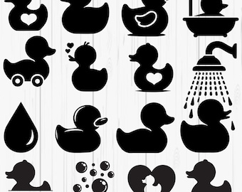 Toy Duck svg, baby shower svg, Shower Duck Png, Duck clip art, Duck cut file, DUCK bundle png, Duck clipart, Bubbles svg, Cricut, silhouette