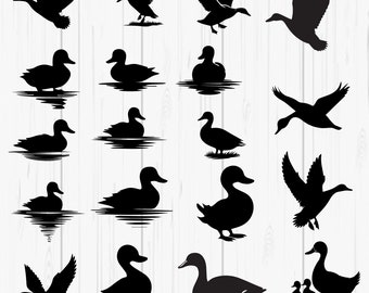 19 Duck svg , Duck vector, Duck clip art, Duck Cricut, Ducks silhouette, Duck cut file, DUCK bundle Svg, Duck clipart, Duck hunting SVG