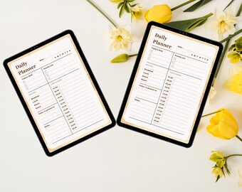 Daily Planner Notebook, Personal Agenda Journal, Daily To Do List Organizer, Daily Productivity Tracker