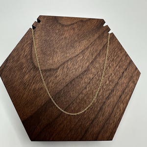 14k 15&quot; Yellow Gold Chain with Box Clasp