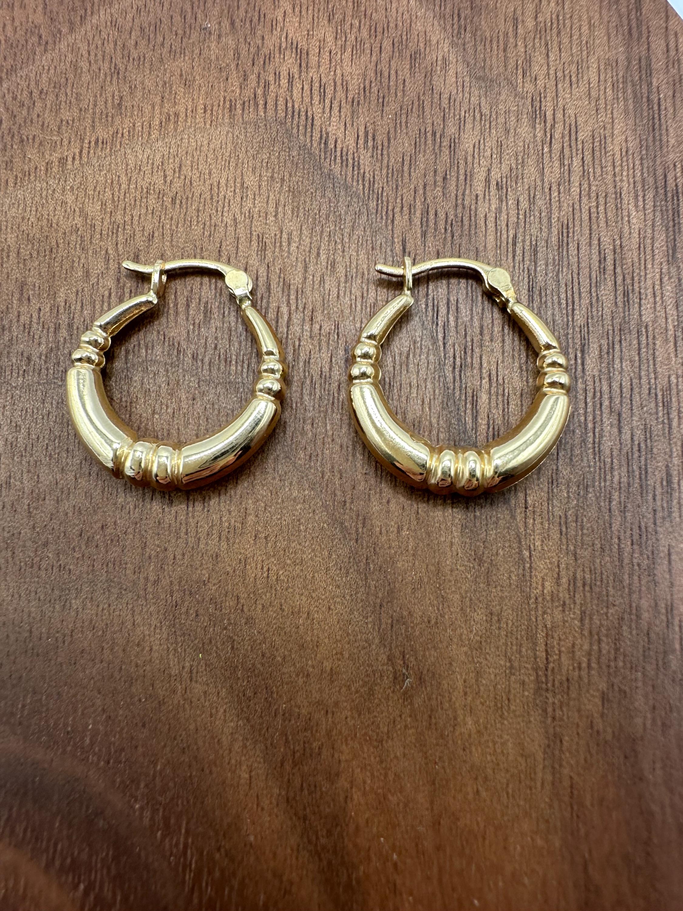 kazy's handmade vintage gold earring イヤリング