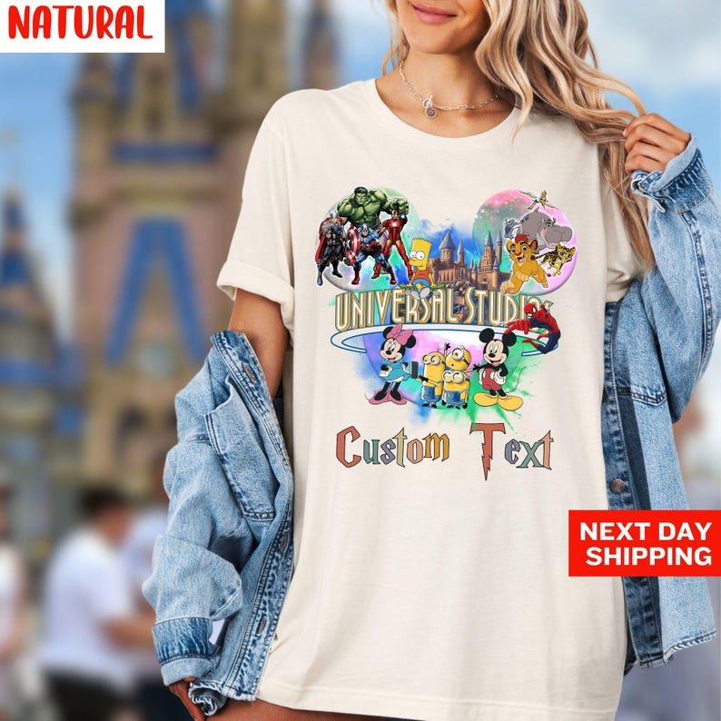 Custom 2024 Universal Studios Family Trip Tshirt, Universal Studios