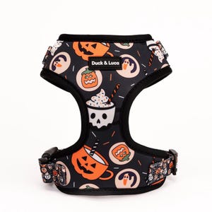 Adjustable Dog Harness - Retro Halloween