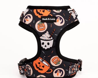 Adjustable Dog Harness - Retro Halloween