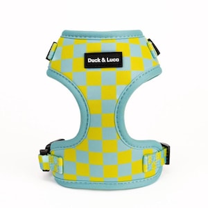 Adjustable Dog Harness - Retro Checkerboard