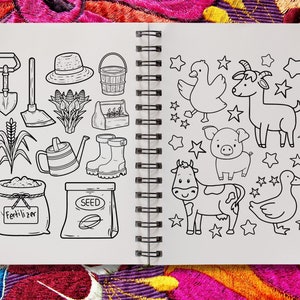 Farm Coloring Pages, Farm Animals Coloring Pages, Farm Coloring Book, Farm Birthday, Cute Farm Animals, Coloring for kids, School activity image 6