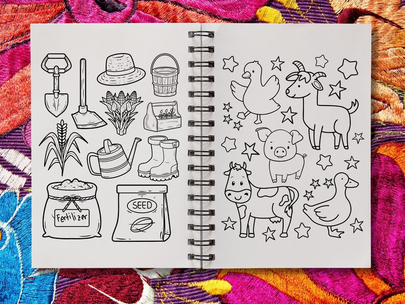 Farm Coloring Pages, Farm Animals Coloring Pages, Farm Coloring Book, Farm Birthday, Cute Farm Animals, Coloring for kids, School activity image 6