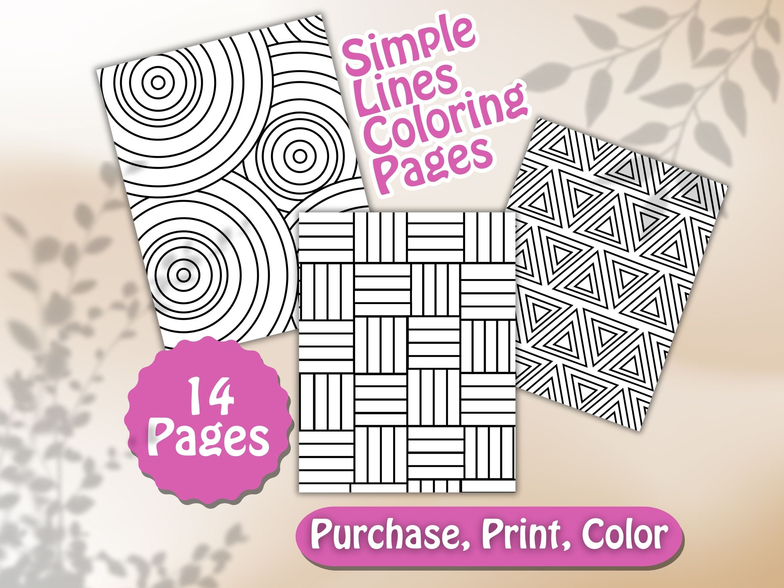 Pattern Coloring Book 3