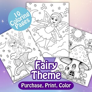 Fairy Coloring Pages, Fairy House Coloring Pages, Fairy Coloring Book, Fairy Printable, Fairy Pages, Coloring Pages for kids, Adult coloring