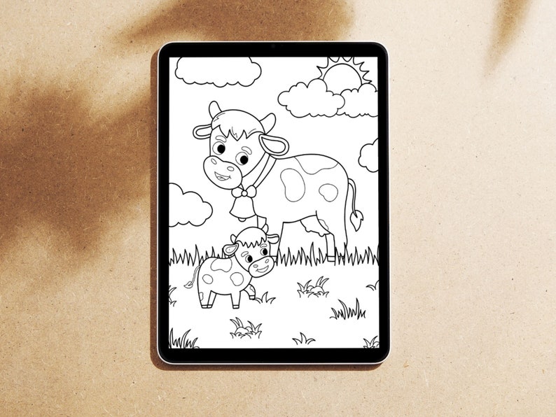 Farm Coloring Pages, Farm Animals Coloring Pages, Farm Coloring Book, Farm Birthday, Cute Farm Animals, Coloring for kids, School activity image 8