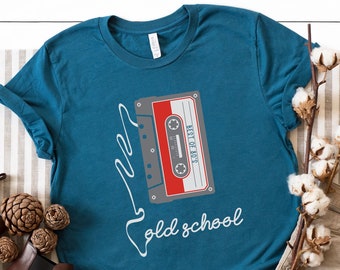 Vintage Cassette Tape Shirt: 80s Music Lover Tee