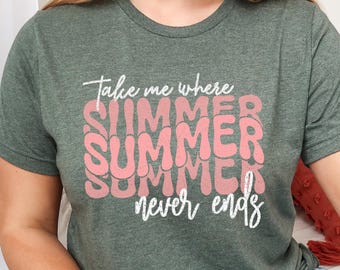 Trendy Summer T-Shirt: Beach Vibes, Sunshine Tee