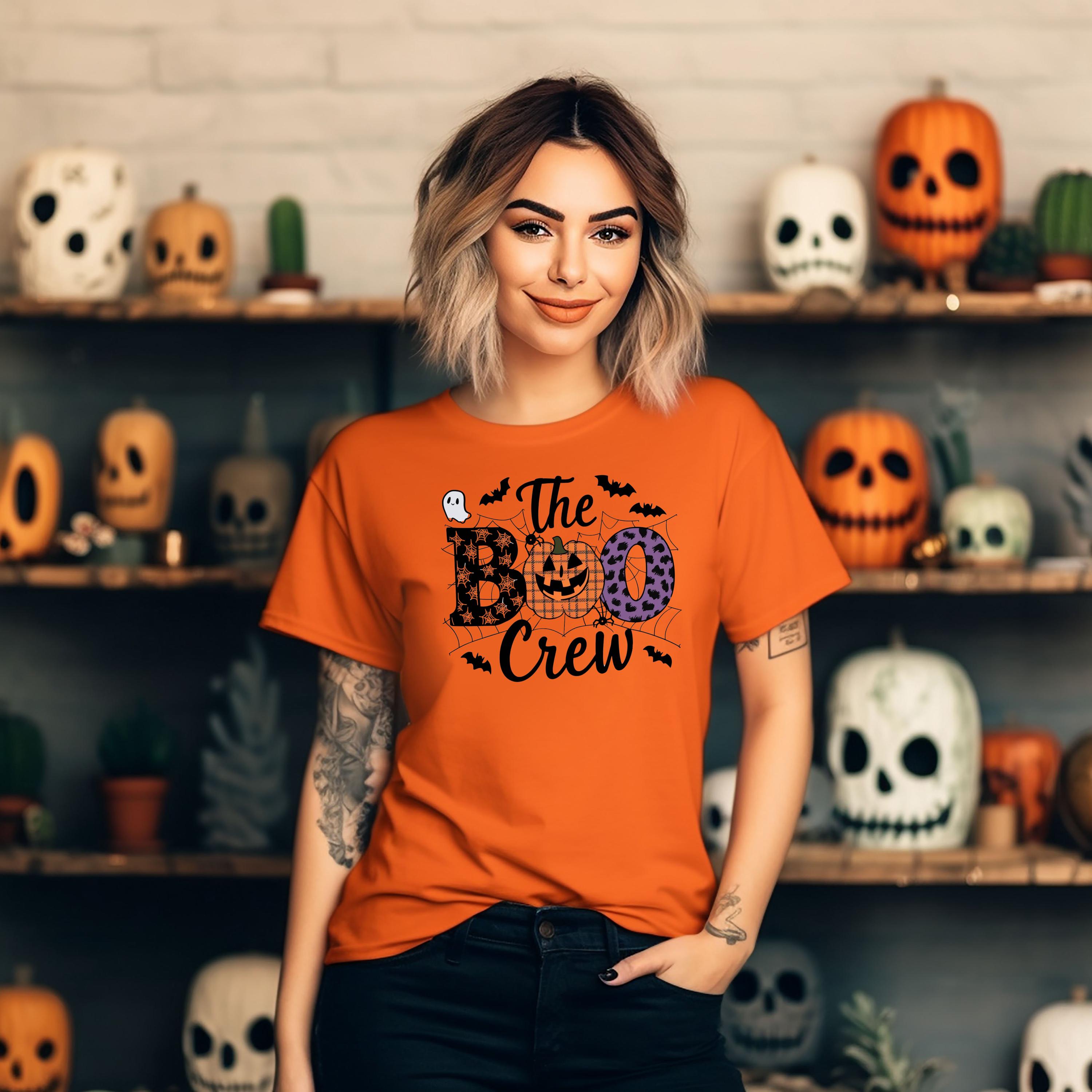 Boo Crew Halloween Matching Family Shirts: Spooky Ghost Squad - Etsy