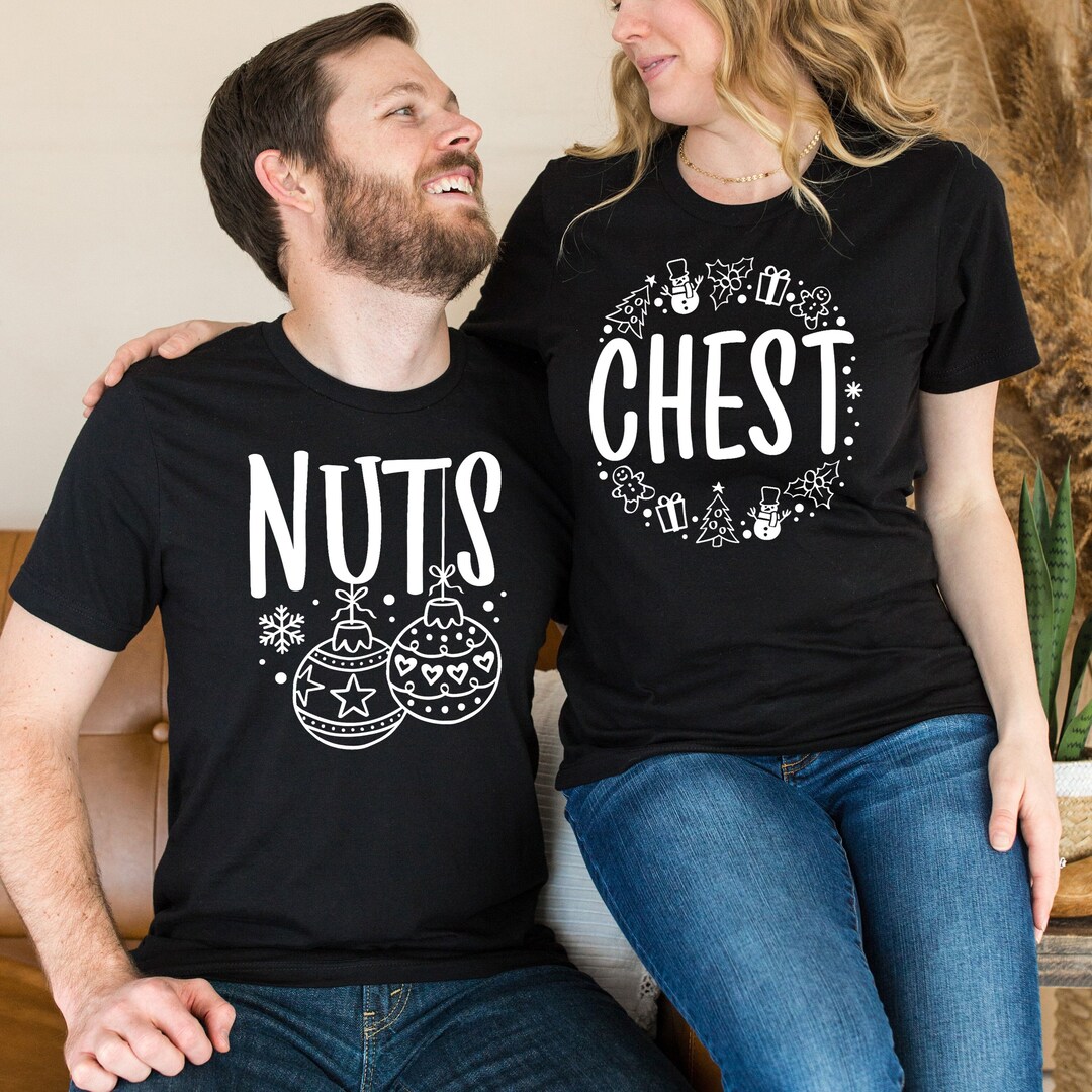 Chest Nuts Couples Christmas Tee main image 0