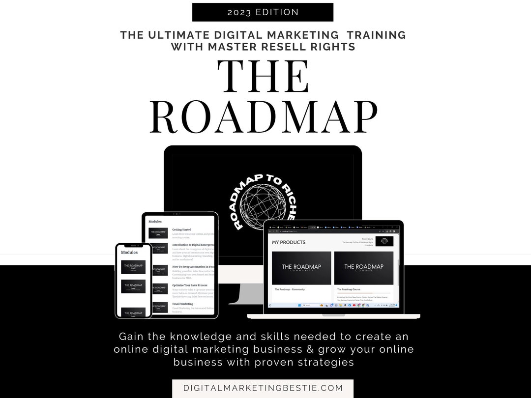 The Roadmap With Master Resell Rights - Etsy
