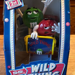New Vintage M&Ms Wild Thing Roller Coaster Candy Dispenser