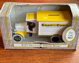 1993 ERTL Coast to Coast 1925 Delivery Truck Die Cast Bank