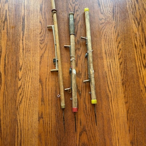 Antique Ice Fishing Rod - Etsy
