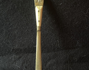 Vintage Willy Siam Buddha Brass Bone Handle 7” Letter Opener