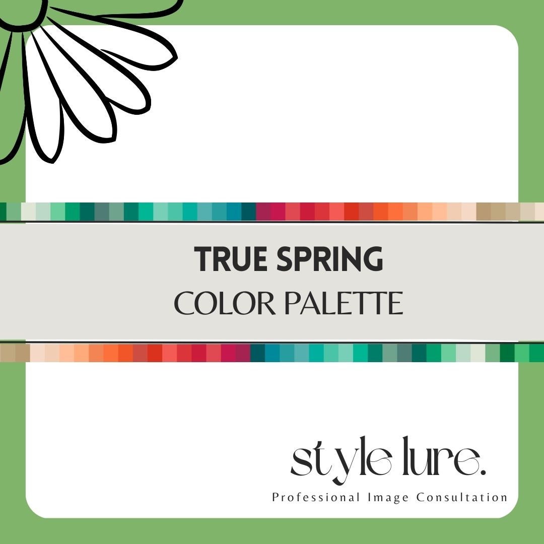 TRUE SPRING - Color Palette - Etsy