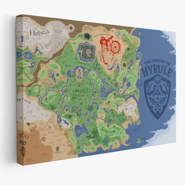 Zelda Map Etsy
