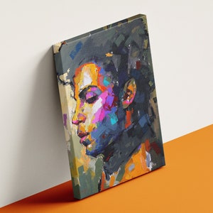 Quadro su tela di Prince Rogers, dipinto da parete - Opera d'arte della cultura pop, decorazione da parete con ritratto, Pop Art, stampa di poster, decorazione con cornice, pronta da appendere