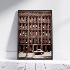 Mädchen im Fenster Wandkunst, Ormond Gigli Art, Berühmtes Poster, New York Best Models, Hochwertiger Leinwanddruck, Wohnzimmer Wanddekor