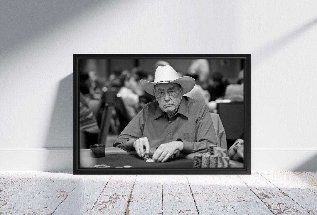 Legend’s Doyle Brunson Canvas Art, Texas Doyle Wall Decor, Prints