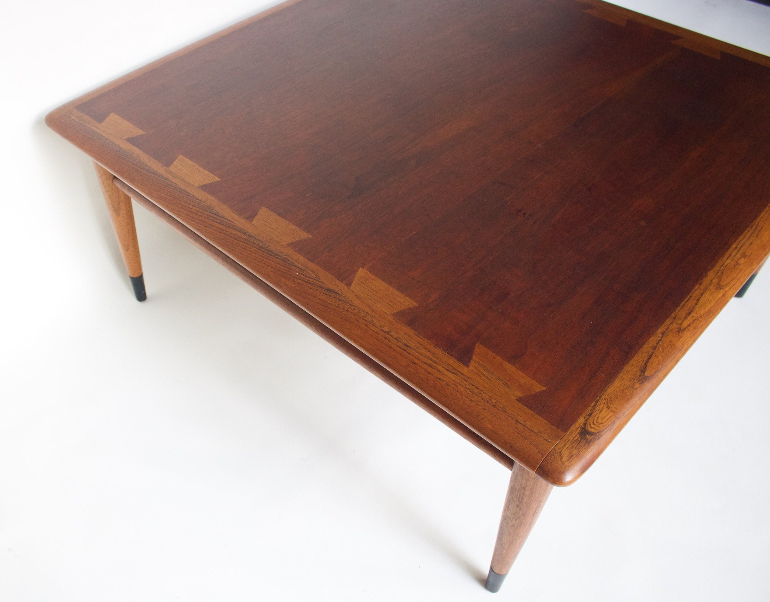 1960s MCM Lane Acclaim Square Coffee Table by Andre Bus Vintage Mid