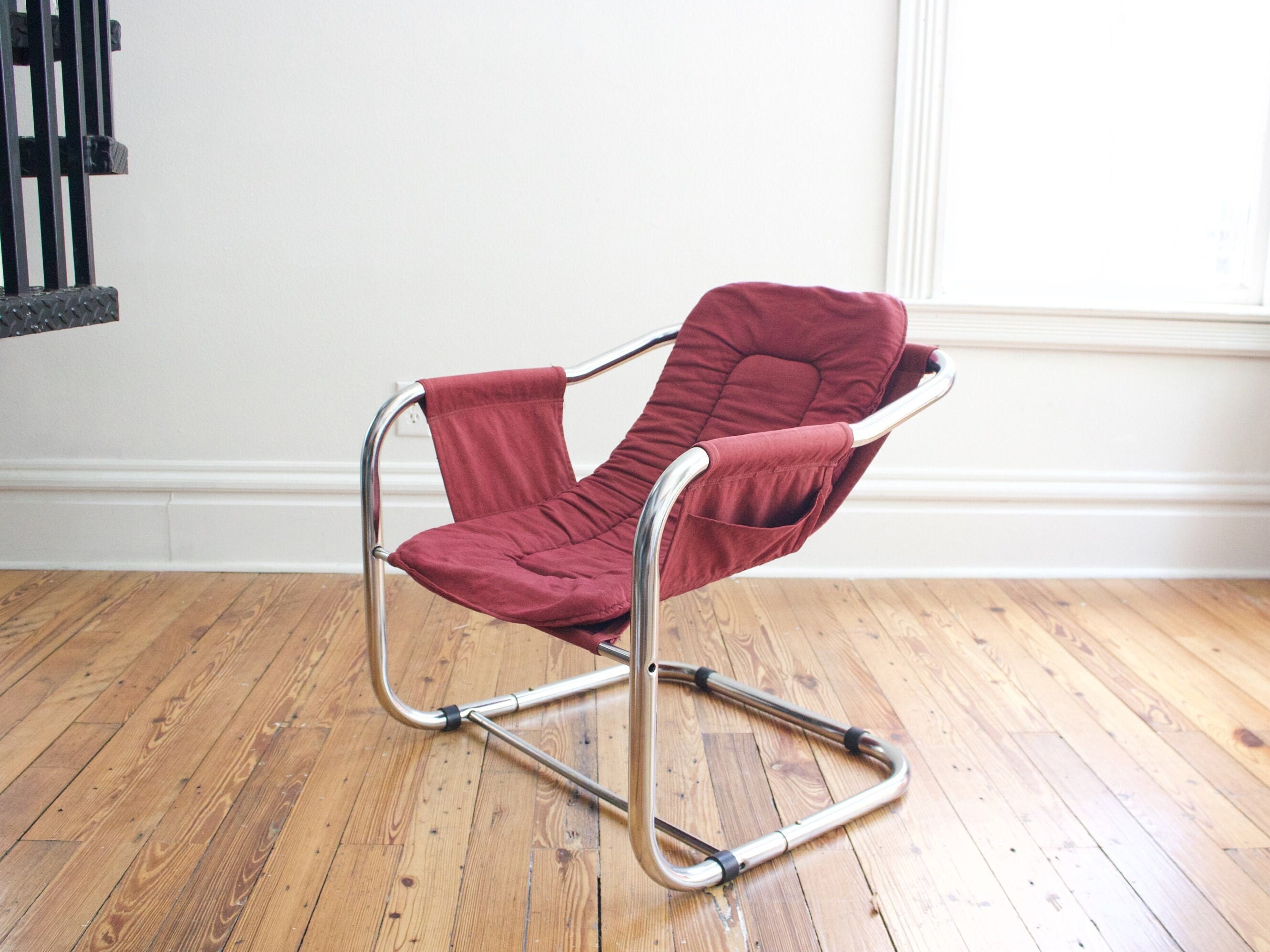Mcm chrome chair hotsell