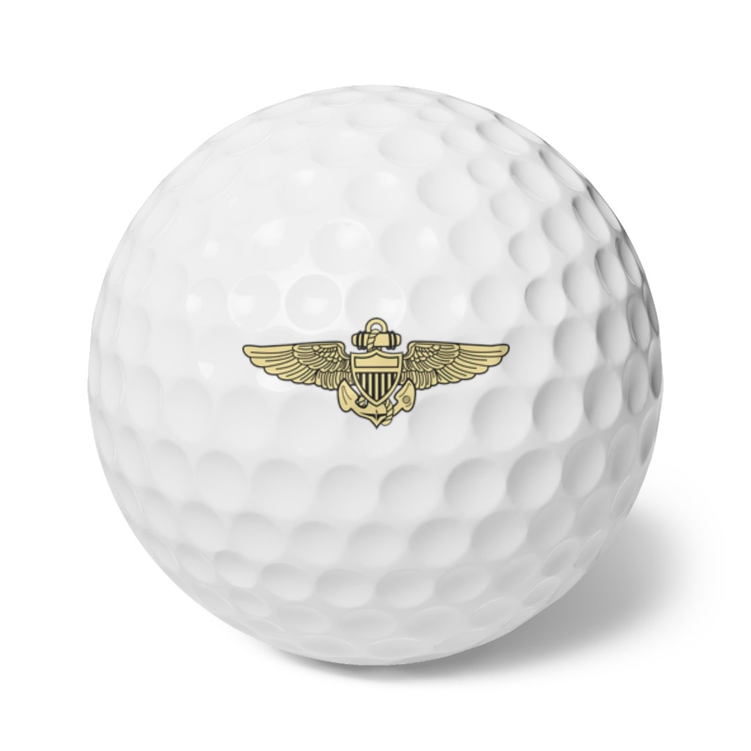 US Navy Naval Aviator Badge Golf Balls 6pcs Etsy