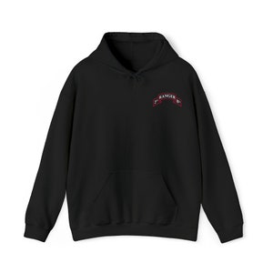 2/75 Ranger Battalion, 75th Ranger Regiment Scroll (RLTW, Sua Sponte) Unisex Heavy Blend™ Hooded Sweatshirt