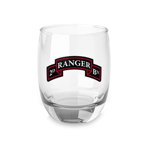 2/75 Batallón de guardabosques, 75.o regimiento de guardabosques Scroll (RLTW, Sua Sponte) Vaso de whisky, 6 oz *Envío gratuito*