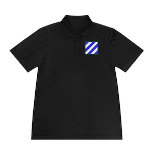 3rd Infantry Division "Rock of the Marne" Men's Sport Polo Shirt