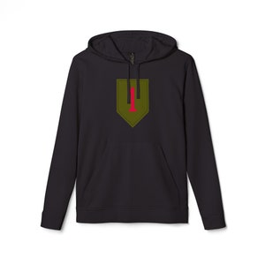 Army 1st Infantry Division "The Big Red One" 1ID Adidas® Unisex Fleece Hoodie