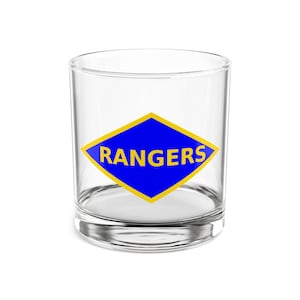 U.S. Army WWII Rangers Diamond Rocks Glass, 10oz