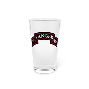 3/75 Batallón de guardabosques, 75.o regimiento de guardabosques Pergamino (RLTW, Sua Sponte) Vaso de pinta, 16 oz *Envío gratuito*