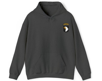 101st Airborne Division Air Assault "Screaming Eagles" - Unisex Heavy Blend™ Hooded Sweatshirt