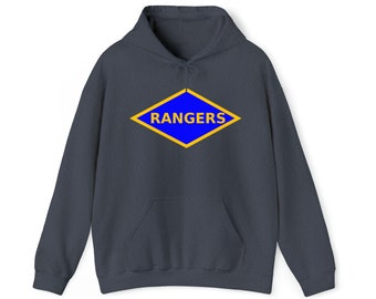 Rangers WWII Blue Diamond - Unisex Heavy Blend™ Hooded Sweatshirt