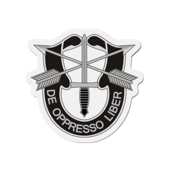 アメリカ陸軍特殊部隊グリーンベレー徽章 DE OPPRESSO LIBER アメリカ陸軍特殊部隊グリーンベレーの紋章「De Oppresso Liber」飲酒