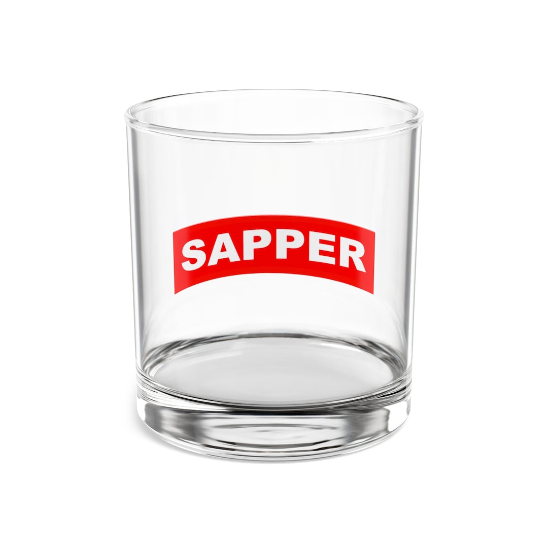 Sapper Tab Combat Engineer Rocks Glass, 10oz - Etsy