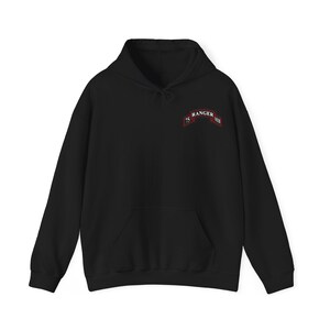 75th Ranger Regimental Military Intelligence Battalion RMIB Scroll (RLTW, Sua Sponte) Unisex Heavy Blend™ Hooded Sweatshirt