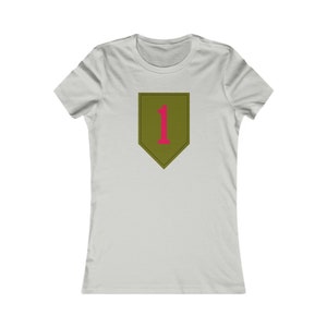 1st Infantry Division "The Big Red One" - favoriet T-shirt dames