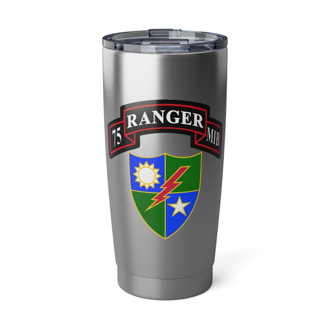75th Ranger RMIB 20oz Coffee Tumbler: Military Intelligence Scroll - Etsy