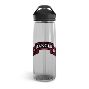 2/75 Batallón de guardabosques, 75.º regimiento de guardabosques Pergamino (RLTW, Sua Sponte) Botella de agua CamelBak Eddy®, 25 oz