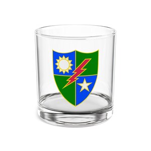U.S. 75th Ranger Regiment &quot;Rangers Lead the Way!&quot; Rocks Glass, 10oz
