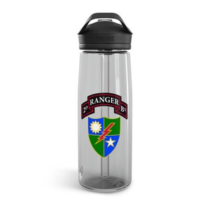2/75 Batallón de guardabosques, 75.o regimiento de guardabosques Pergamino y DUI (RLTW, Sua Sponte) Botella de agua CamelBak Eddy®, 25 oz