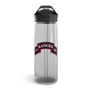 3/75 Batallón de guardabosques, 75.º regimiento de guardabosques Pergamino (RLTW, Sua Sponte) Botella de agua CamelBak Eddy®, 25 oz